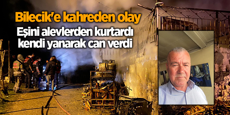 Bilecik'e kahreden olay