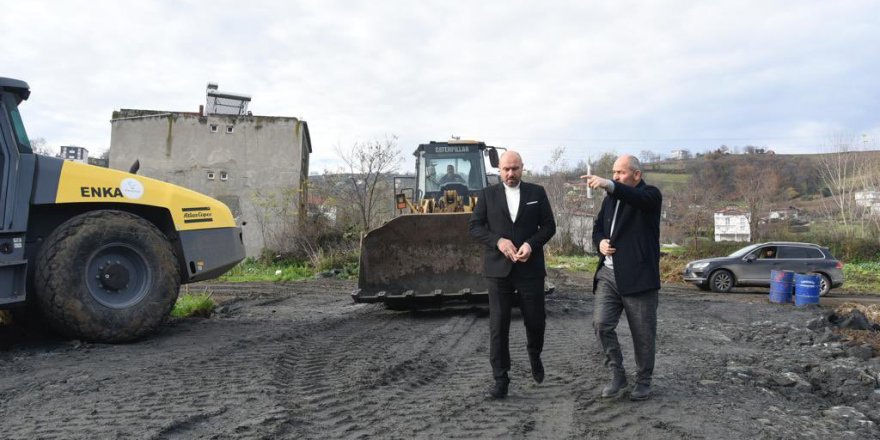 Tekkeköy'de alt yapı çalışmaları devam ediyor - samsun haber