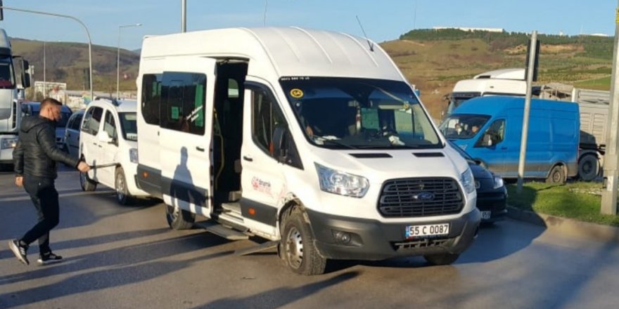 Samsun'da öğrenci servisi kaza yaptı - samsun haber