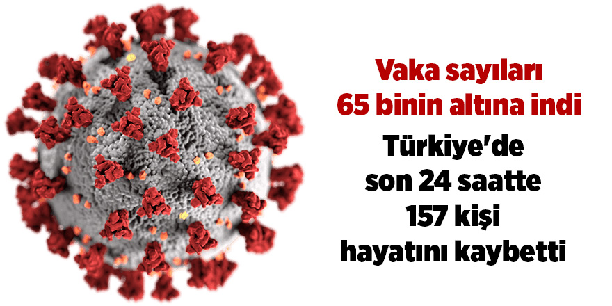 Korona virüsten son 24 saatte 157  kişi vefat etti