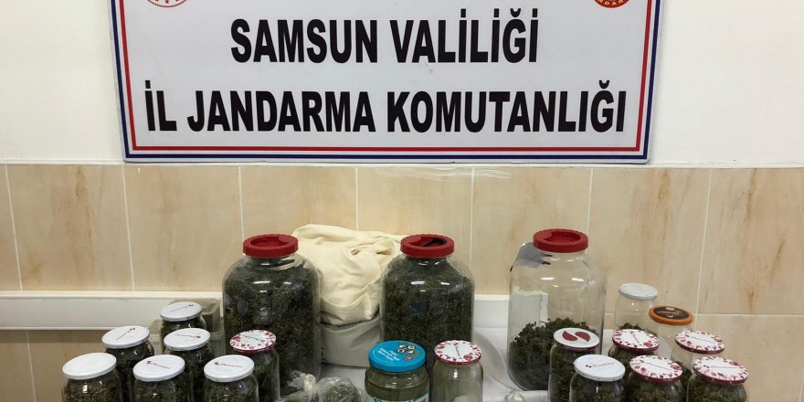 Samsun’da kilolarca esrar ele geçirildi - samsun haber