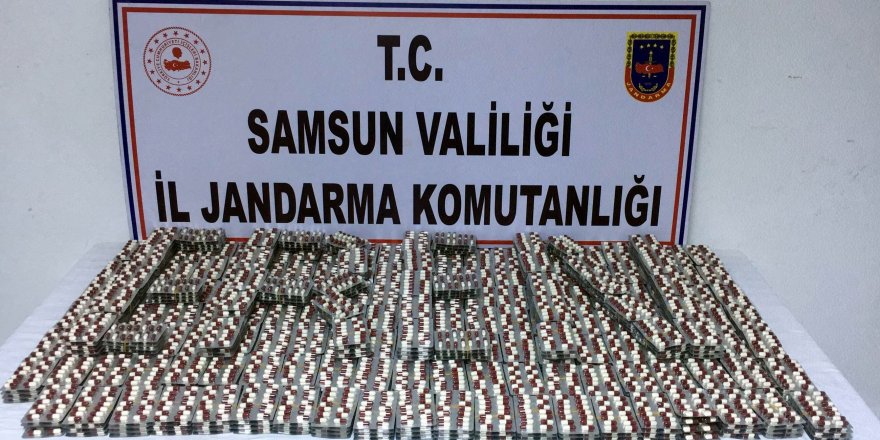 Samsun'da binlerce sentetik ecza ele geçirildi - samsun haber