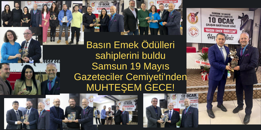 Basın Emek Ödülleri sahiplerini buldu