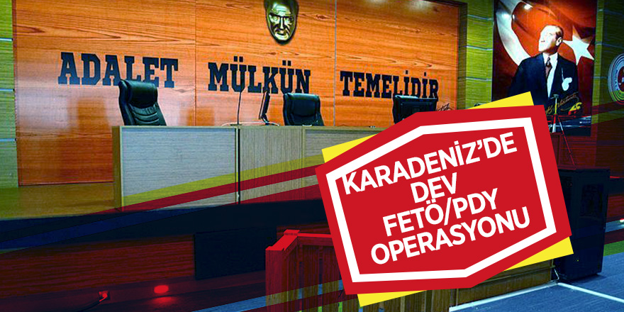 Kastamonu’da FETÖ operasyonu: 36 gözaltı