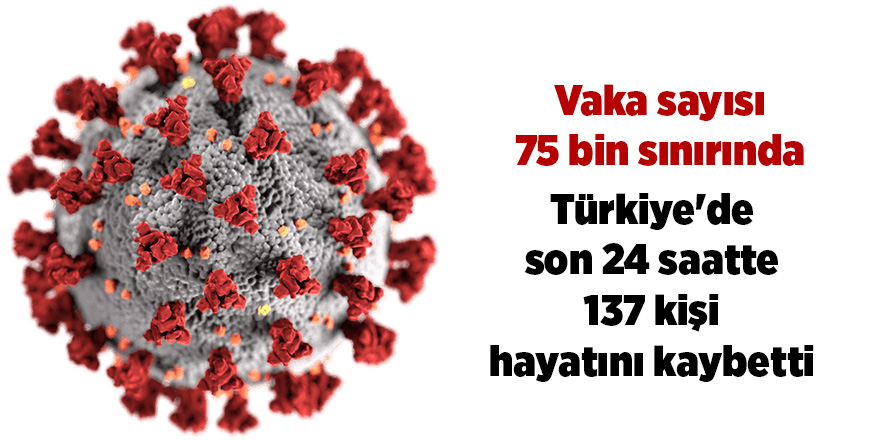 Korona virüsten son 24 saatte 137  kişi vefat etti