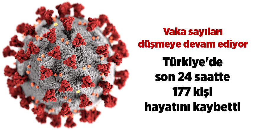 Korona virüsten son 24 saatte 177  kişi vefat etti