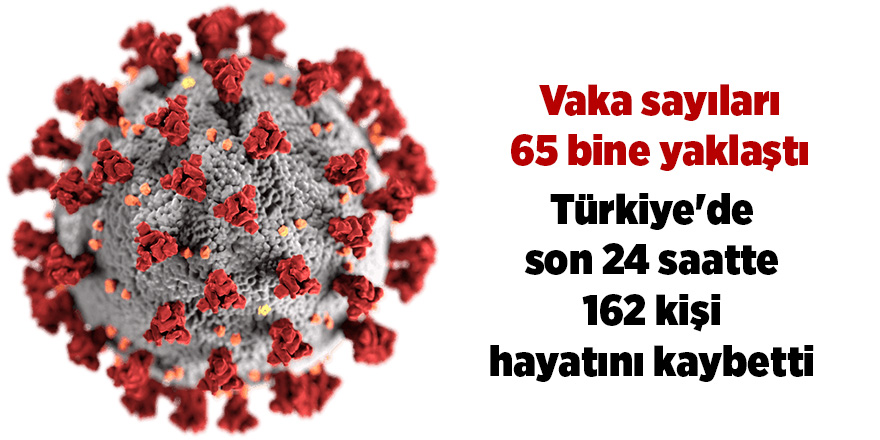 Korona virüsten son 24 saatte 162  kişi vefat etti