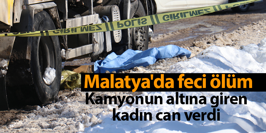 Malatya'da feci ölüm 