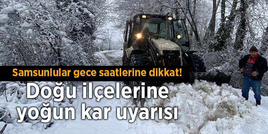 Samsunlular gece saatlerine dikkat! - samsun haber