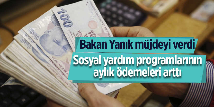 Bakan Yanık müjdeyi verdi