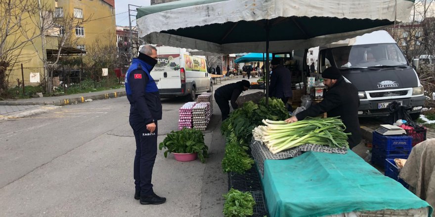 Canik'te pazarlarda sıkı denetim - samsun haber