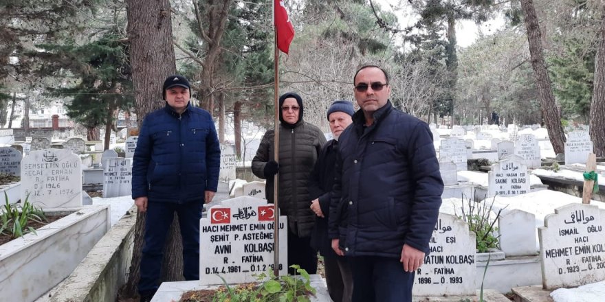 Samsunlu şehit kabri başında anıldı - samsun haber