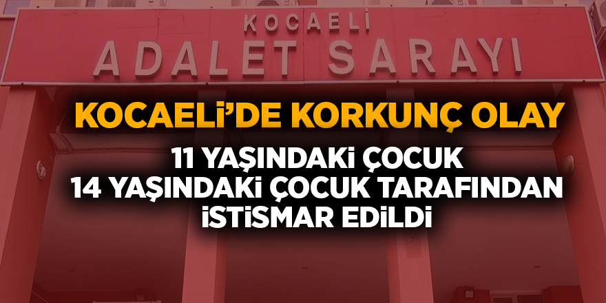 Kocaeli’de korkunç olay