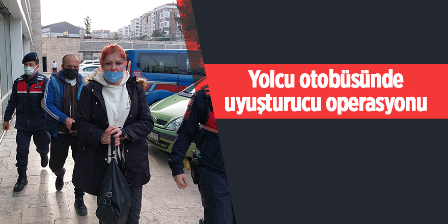 Yolcu otobüsünde uyuşturucu operasyonu - samsun haber