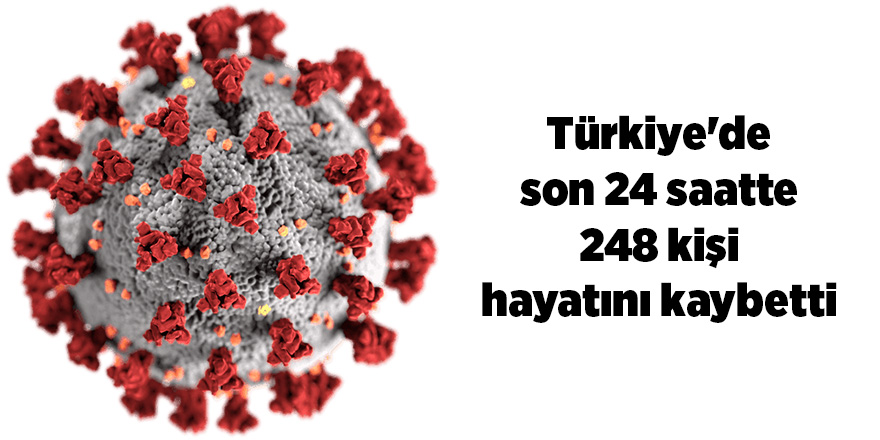 Korona virüsten son 24 saatte 248 kişi vefat etti