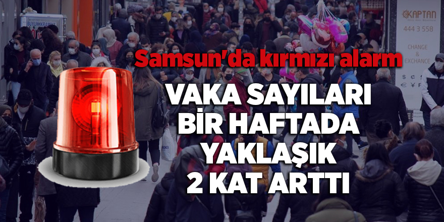 Samsun'da kırmızı alarm - samsun haber