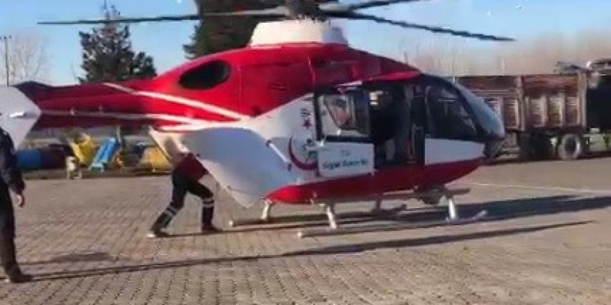 Felç geçiren hastaya ambulans helikopter yetişti - samsun haber