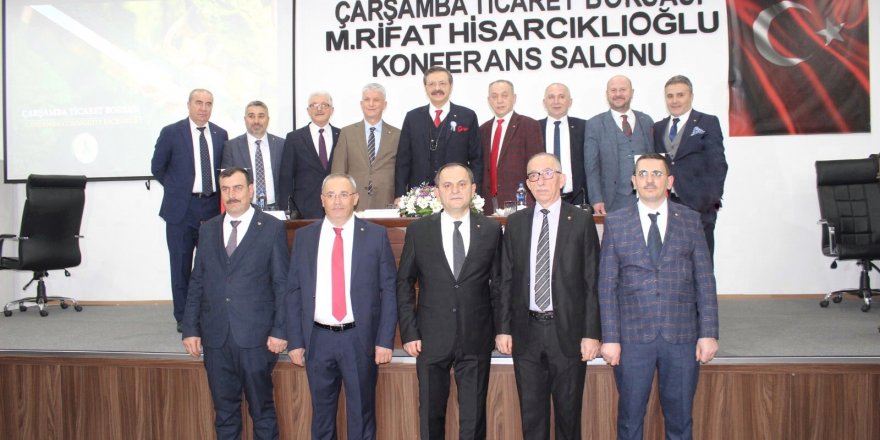 Hisarcıklıoğlu'ndan Çarşamba Ticaret Borsası'na ziyaret