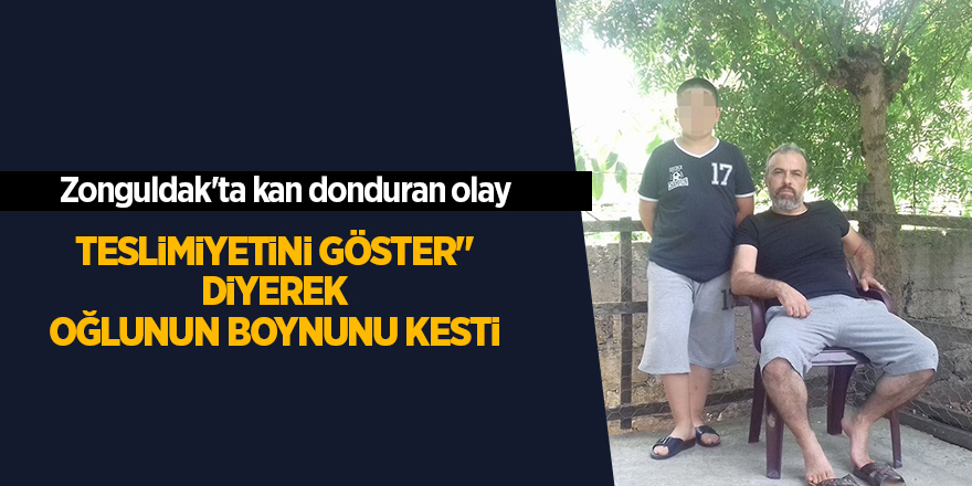 Zonguldak'ta kan donduran olay