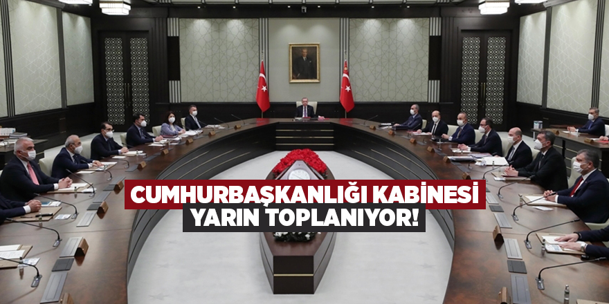 Cumhurbaşkanlığı Kabinesi yarın toplanıyor!