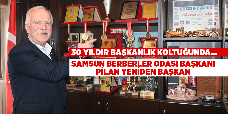 30 yıldır başkanlık koltuğunda...