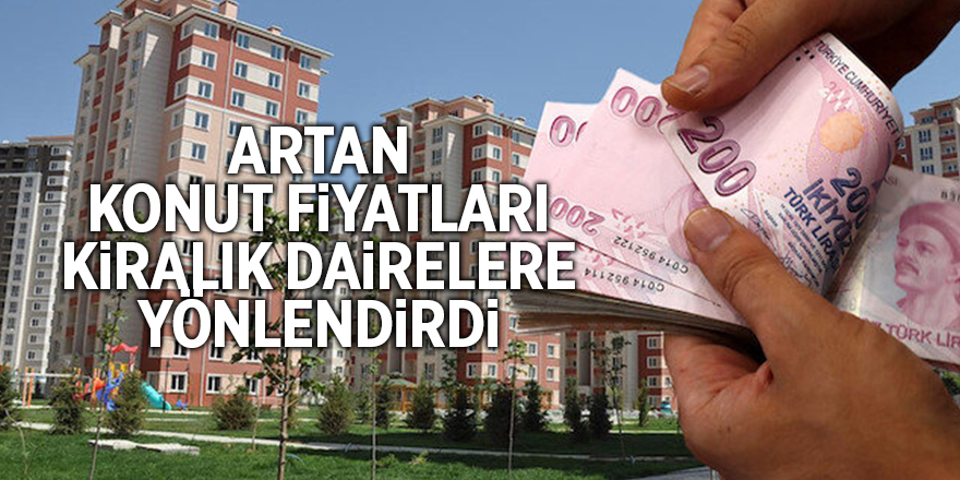 Artan konut fiyatları kiralık dairelere yönlendirdi