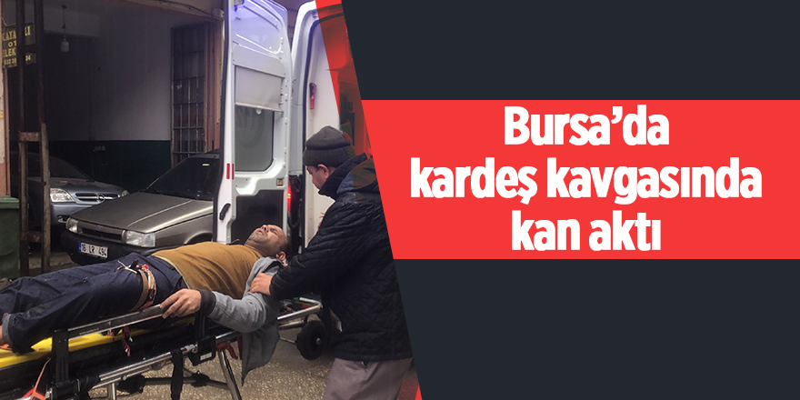 Bursa’da kardeş kavgasında kan aktı