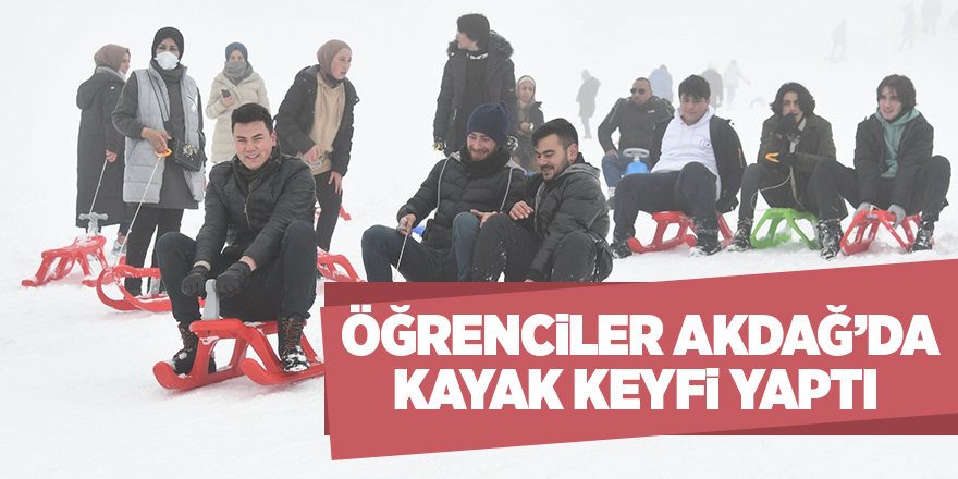 Öğrenciler Akdağ’da kayak keyfi yaptı - samsun haber