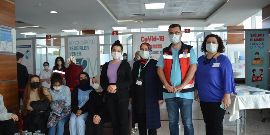 Bafra Devlet Hastanesinde yerli aşı TURKOVAC’a yoğun ilgi - samsun haber