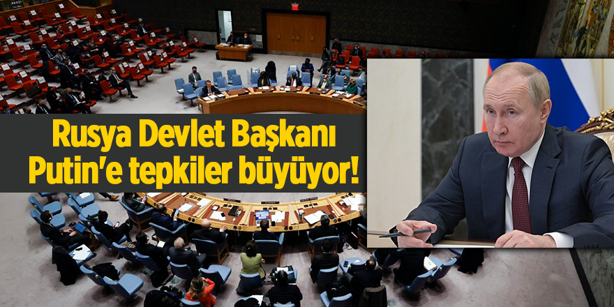 Rusya Devlet Başkanı Putin'e tepkiler büyüyor!