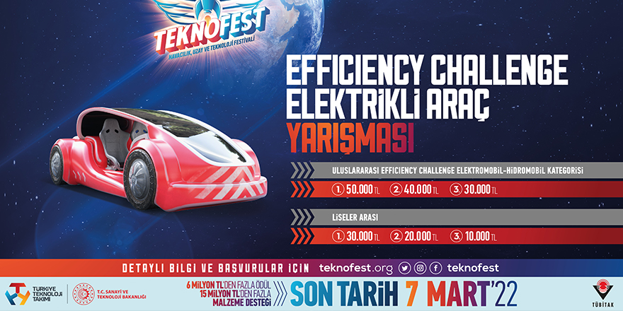 En Verimli Elektrikli Araçlar TEKNOFEST’te Yarışıyor