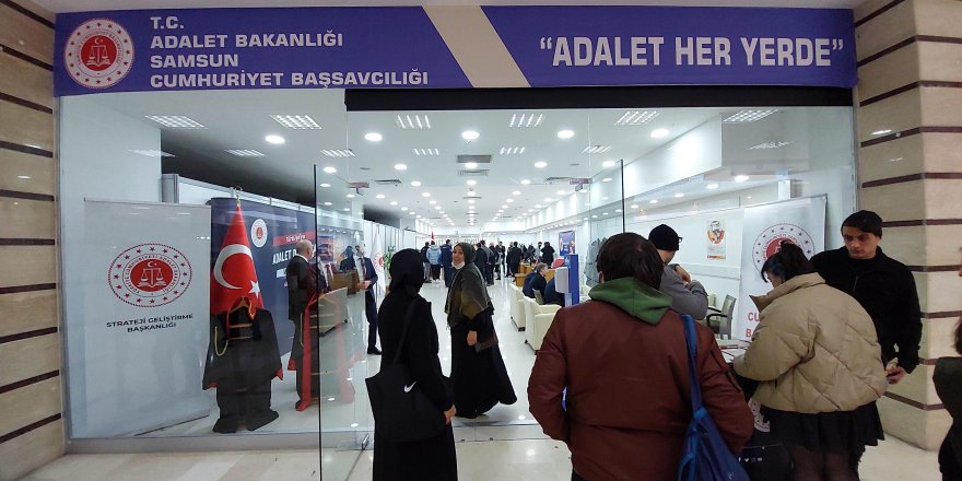 Karadeniz Kariyer Fuarı'nda Samsun Adliyesi büyük ilgi gördü