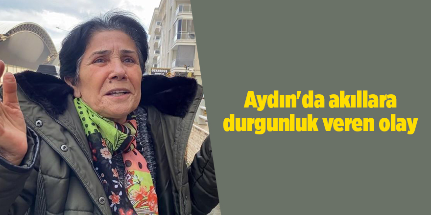 Aydın'da akıllara durgunluk veren olay