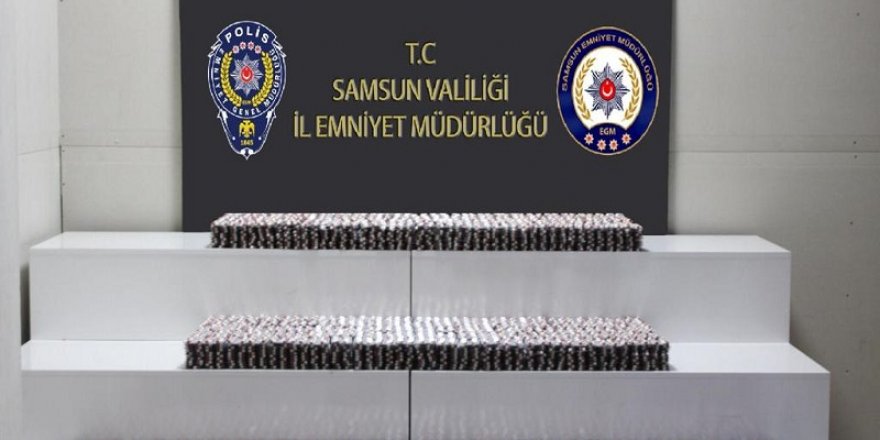 Samsun'da 55 bin uyuşturucu hap ele geçirildi - samsun haber