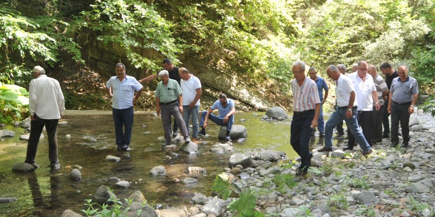 21 mahalle muhtarının içme suyu talebi