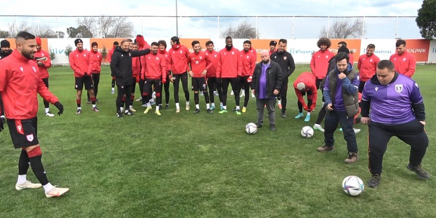 Samsunspor'dan anlamlı antrenman - samsun haber