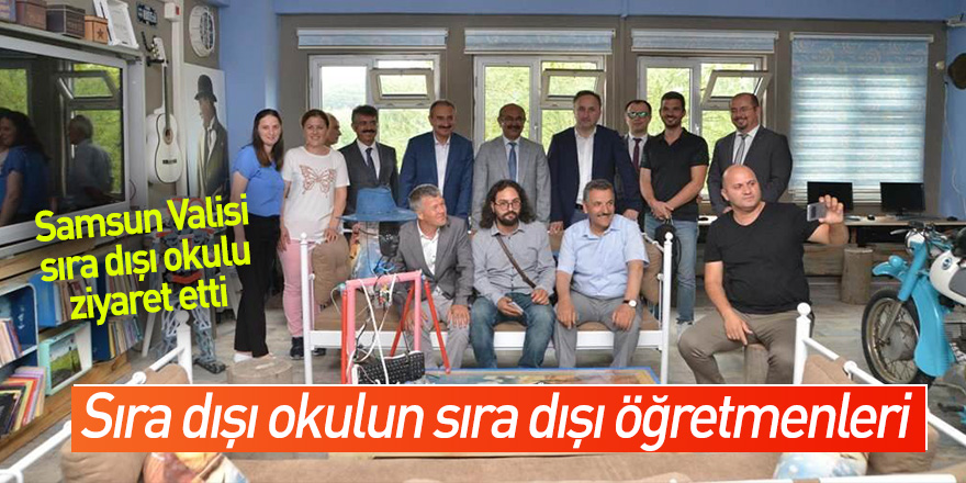 Sıra dışı okulun sıra dışı öğretmenleri