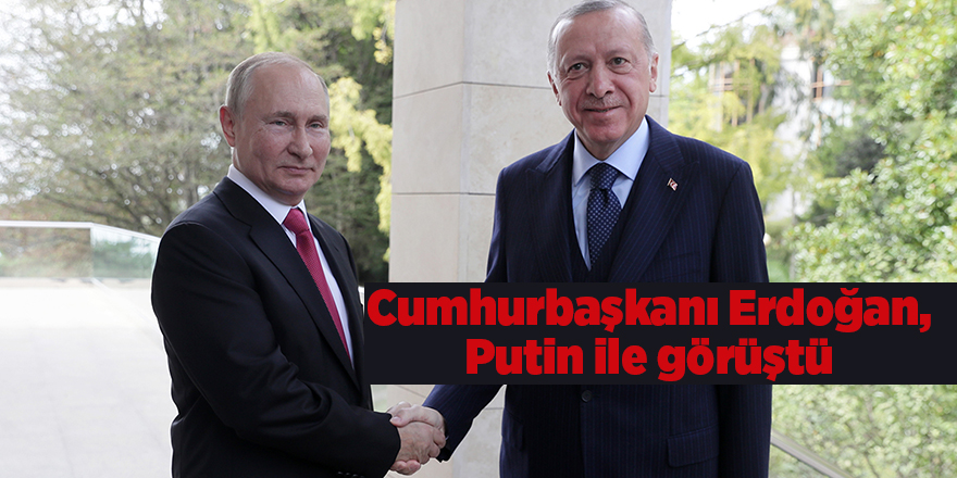 Cumhurbaşkanı Erdoğan, Putin ile görüştü