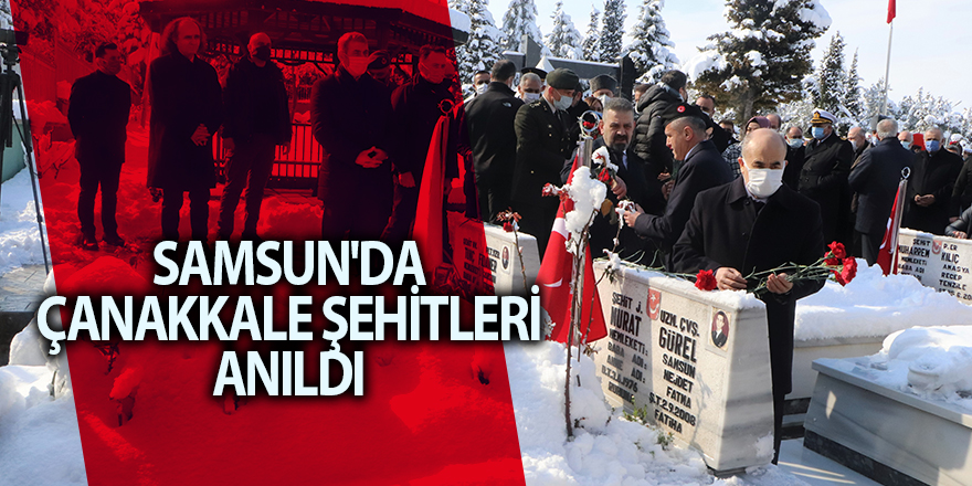 Samsun'da Çanakkale şehitleri anıldı - samsun haber