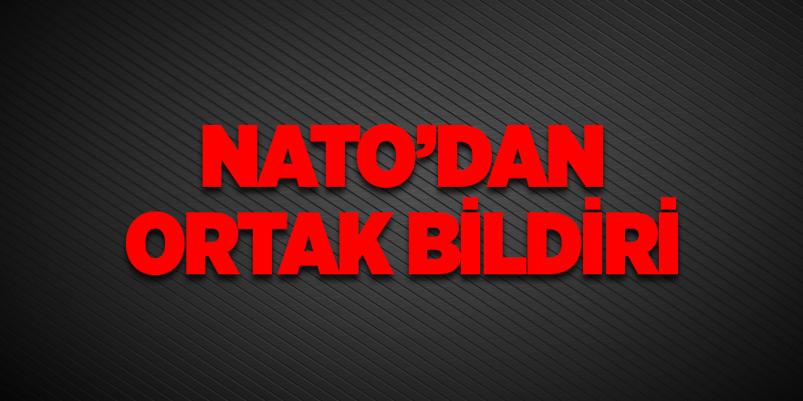 NATO Olağanüstü Liderler Zirvesi'nin ardından ortak bildiri yayınlandı!