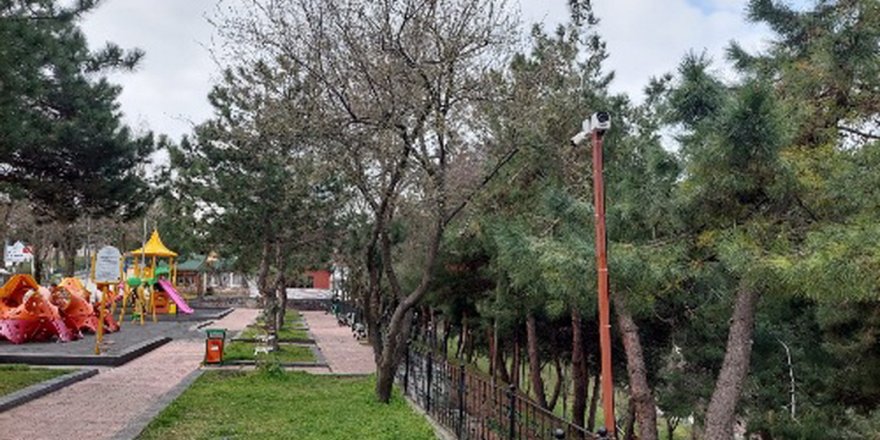 İlkadım'da parklara güvenlik kamerası önlemi