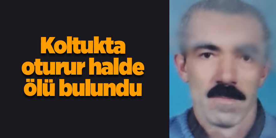 Koltukta oturur halde ölü bulundu - samsun haber