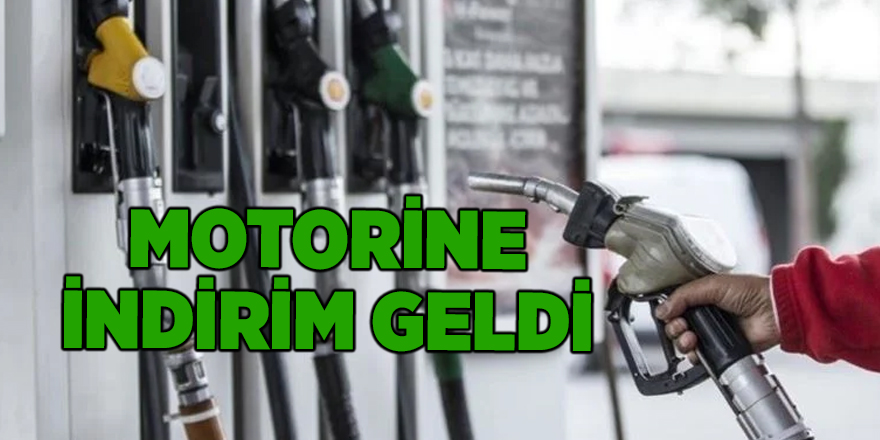 Motorine indirim geldi