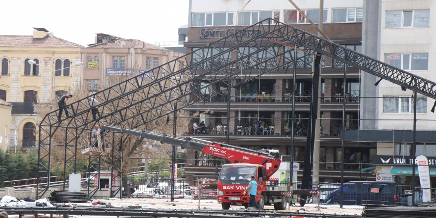 Samsun Dijital Gösterim Merkezi söküldü - samsun haber