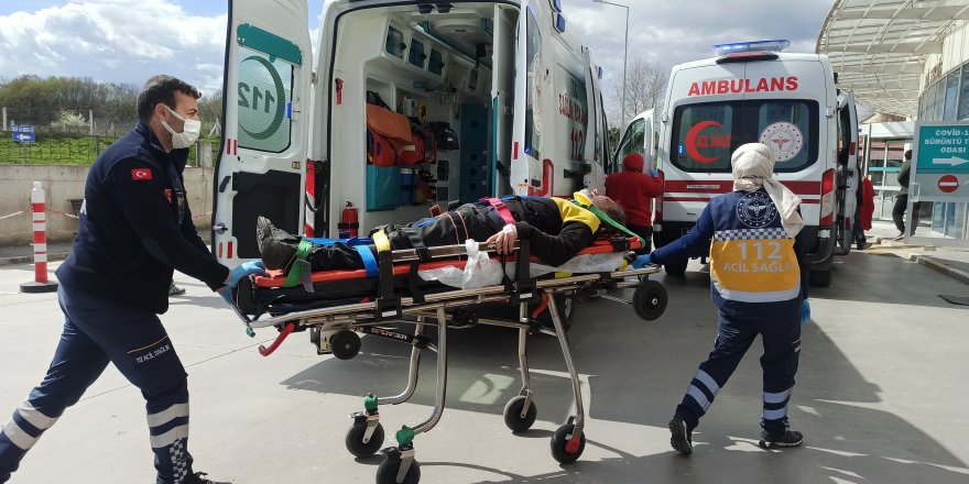 Samsun'da yabancı uyruklu şahıs inşaattan atladı - samsun haber