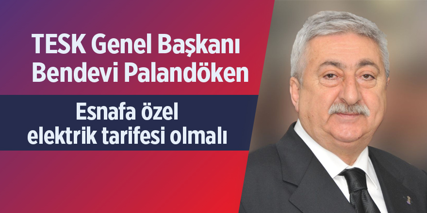 Palandöken: Esnafa özel elektrik tarifesi olmalı