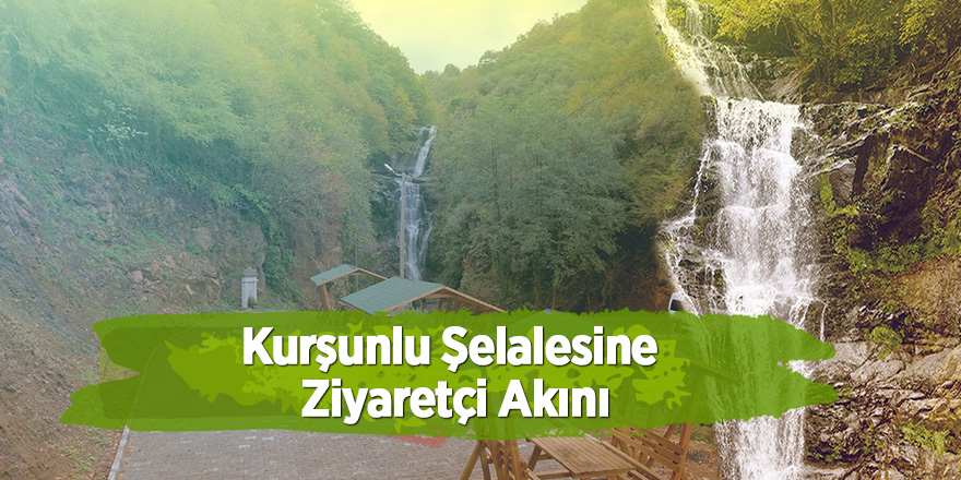 Kurşunlu Şelalesine Ziyaretçi Akını