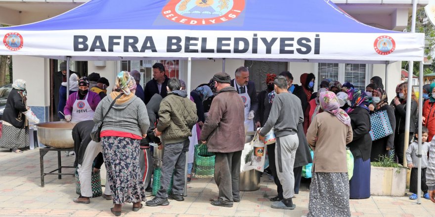 Başkan Kılıç: "İhtiyaç sahibi bin kişiye aş dağıtıyoruz" - samsun haber