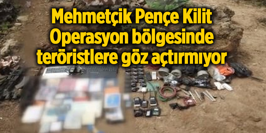 Mehmetçik Pençe Kilit Operasyon bölgesinde teröristlere göz açtırmıyor