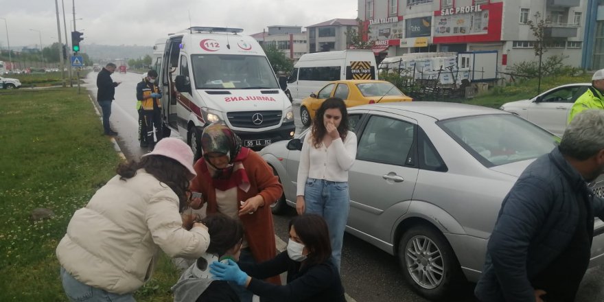 Samsun'da trafik kazası: 3 kişi yaralı - samsun haber